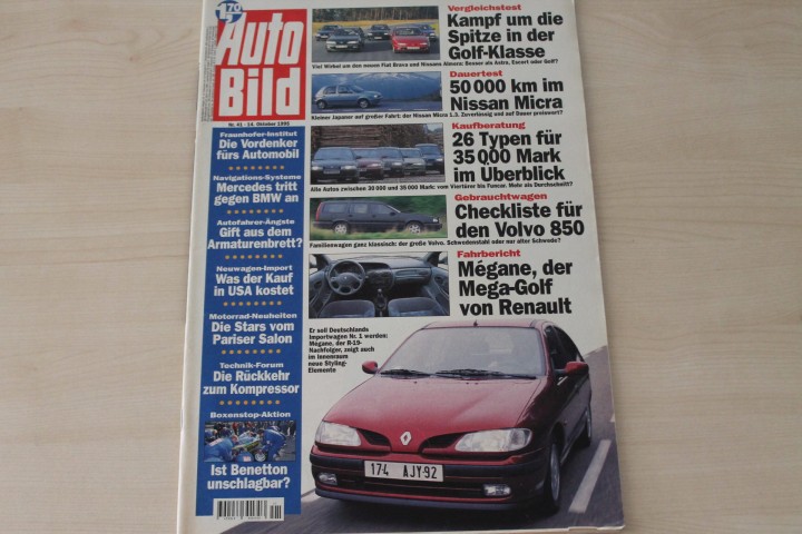 Deckblatt Auto Bild (41/1995)